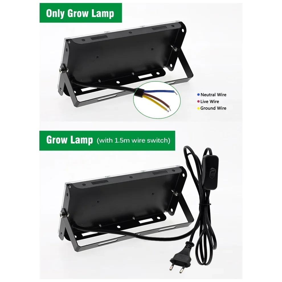 50W 100W 200W 300W Phyto Lamp 220V Full Spectrum Light Uv Plant Led Grow Light For Greenhouse Hydroponic Flowers Seeds Phytolamp