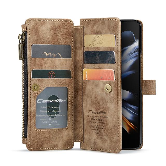 Luxury Leather Wallet Cover Case For Samsung Galaxy Z Fold 4 5g Fold3 Fold 3 Fold4 Zfold4 S23 Plus S22 Ultra S21 S20 Fe Cases