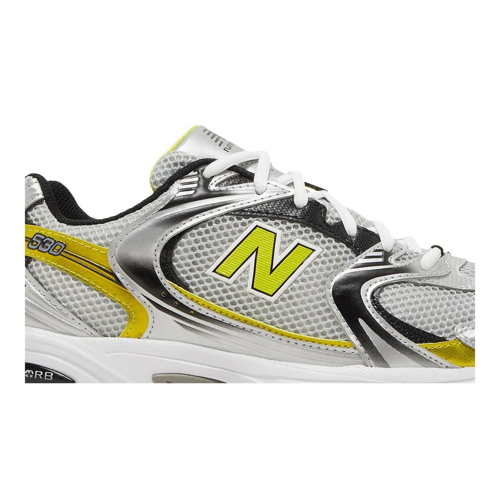 New Balance 530 'Серебристо-желтый' (унисекс) Командные Серые / Серно-желтые Беговые Кроссовки MR530SC