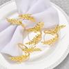 Wheat Napkin Ring Buckles Tableware Gold Home Party Dinner Table Home Decorations