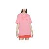 Nike Logo Letter Print Loose Round Neck Short Sleeve T-Shirt Women Tops Peach DX7919-611