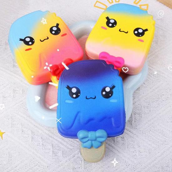 Мультяшное мороженое на палочке, сжимающая игрушка, медленно поднимающаяся, ПУ, фиджет для снятия стресса, милый гаджет-антистресс на тему десертов для детей и взрослых