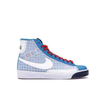 Женские кроссовки Blazer High Neo Turquoise Blue Midnight-Navy-Cement-Red 317808-411