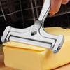 1PCS Stainless Steel Cheese Slicer Adjustable Thickness Butter Cutter Soft and Semi-Hard Kitchen Cooking Tools Cheddar Gadgets Grater ARI