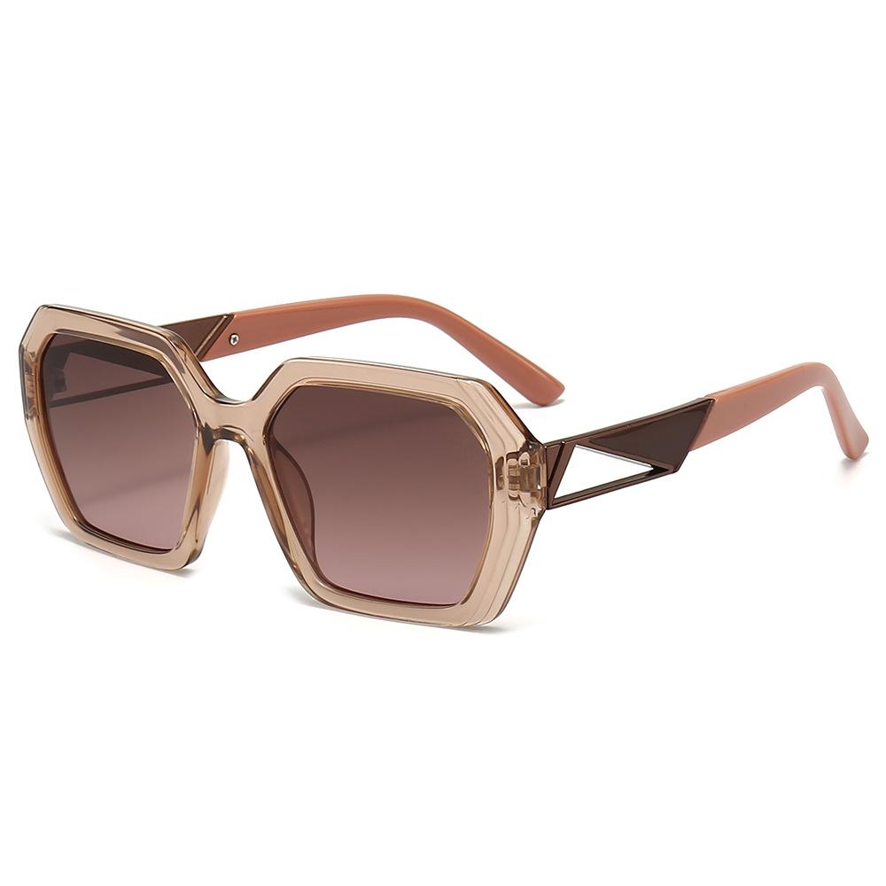 Новые женские трансграничные солнцезащитные очки в Европе и США. Солнцезащитные очки Polygon Personality Trend. Солнцезащитные очки для путешествий на открытом воздухе и верховой езды.