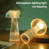 Cordless Mushroom Table Lamp Soft Lighting Flicker Free Easy Control Battery Operated Portable LED Lamp Small Night Light