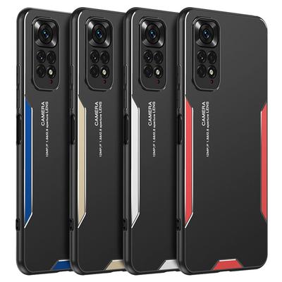 Алюминиевый металлический противоударный чехол для Xiaomi Redmi Note 11S 11 Pro Plus 11E 11T, силиконовый матовый чехол для телефона Redmi Note 9S 10S 9 10 Pro 9T 10T