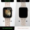 Ремешки Для Apple Watch Band 40мм 44мм 42мм 45мм 41мм 49мм 46мм Силиконовый Гравированный Correa Браслет Серия 8 9 7 SE 6 ultra 2 3 10