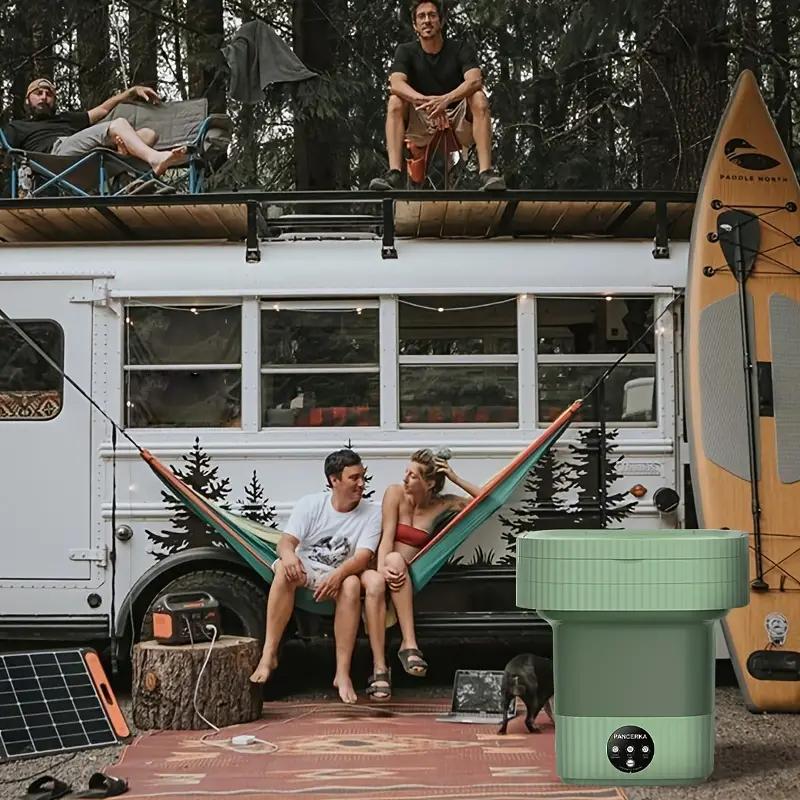 Портативная стиральная машина, складной барабан, складная стиральная машина большой вместимости для одежды, нижнего белья, носков, квартир и путешествий