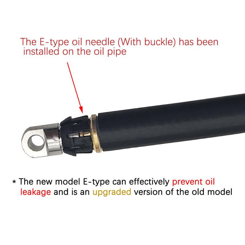 NUTT Y-5 A5-D Масляная трубка 1,35 м 2,2 м Для самоката Электровелосипеда Электрических тормозов Масляный шланг Масляная игла Оливковая головка Резиновая заглушка Серебряный фитинг