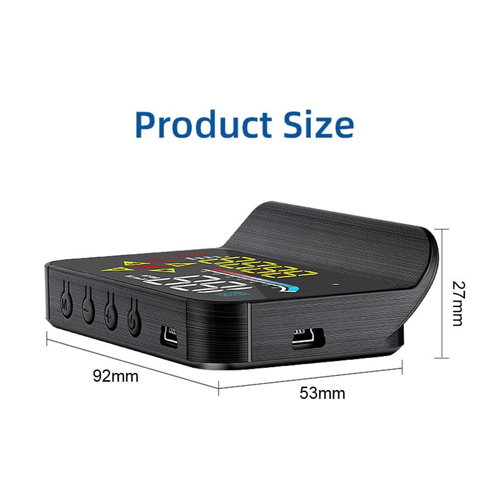 Digital Windshield Projector M17 OBD GPS Head Up Display for All Cars Car HUD Speedometer Auto Electronics Accessories