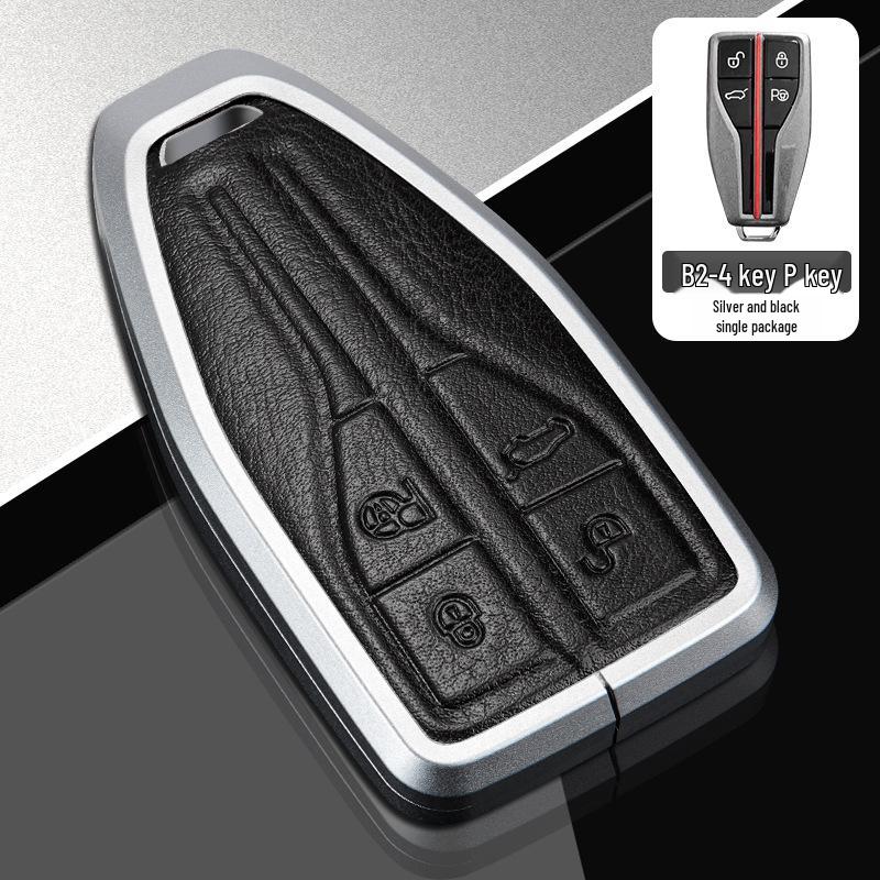 Key Case for Hongqi Models: H5, HS5, EQM5, H7, HS7, H9, H6, HS3 - 2023/24 Premium Car Bag Buckle Shell.