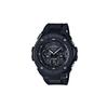 Серия G-STEEL-S Дисковый двойной дисплей Сердце из стали Модный тренд Солнечный кварцевый механизм Ремешок из смолы Японские и корейские часы Мужские GST-S100G-1B