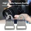 2шт. пряжки для ремня для камеры, простая установка, надежная совместимость с ремнем для камеры