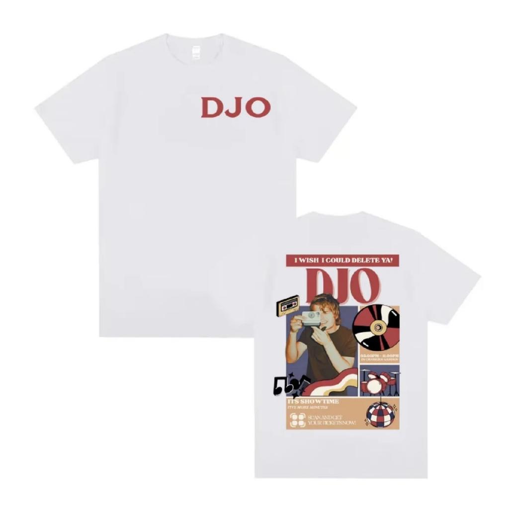 Djo Back on You Tour 2026 Музыкальный Концерт Футболка Joe Keery Подарок Новым Фанатам Футболки Мужчины Женщины Харадзюку Хлопковая Оверсайз Футболка