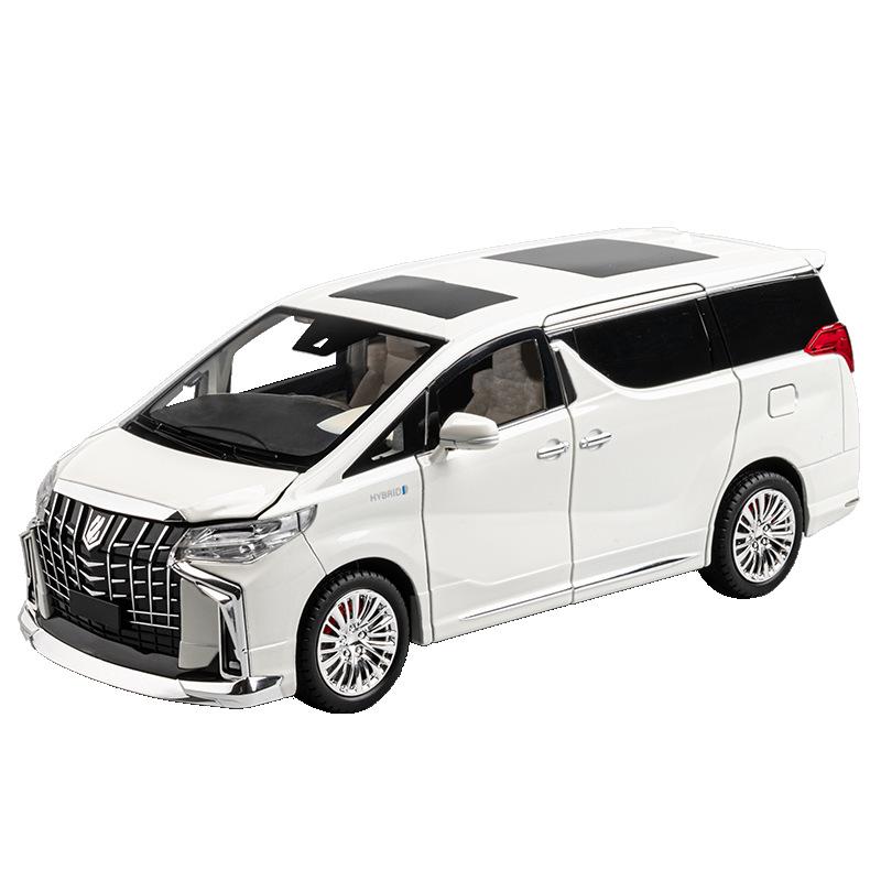 Модель автомобиля Toyota Alphard Alloy в масштабе 1/18 — высокодетализированная коллекционная модель — идеально подходит для демонстрации, декора офиса, подарка