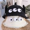 Lightweight Big Ear Fisherman Hat Sunscreen Cartoon  Sun Hat Three Eyes Bucket Hats  Fishing Caps