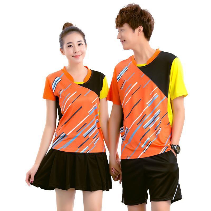 Quick-Dry Badminton Set Men Women Kids Sportswear Tennis Volleyball Training Competition Uniform