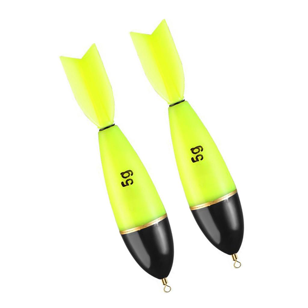 2Pcs Light Sticks for Fishing Lighted Bobbers Luminous Night Lighting Fishing Float Lights Floating Buoy Fishing Floats