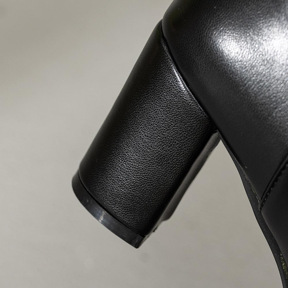 Желто-коричневые женские полусапожки на высоком каблуке, маленькие, большие, размер 33 52