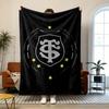 Stade Toulousain Soft and comfortable flannel Suitable for sofas living rooms outdoor camping travel and also makes a great anniversary gift