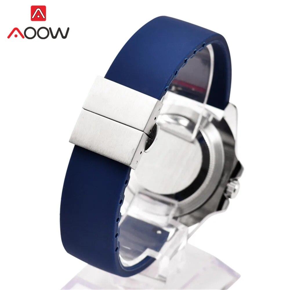 14 мм, 16 мм, 18 мм, 20 мм, 22 мм, 24, мягкий силиконовый быстросъемный ремешок для часов, высококачественный браслет с пряжкой-бабочкой, ремешок, аксессуары