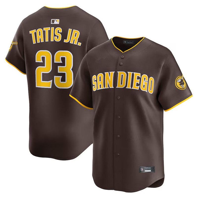 San Diego Padres 23 Tatis Jr. Jersey – Breathable Quick-Dry Baseball Jersey