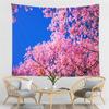 Красивый красный принт большого дерева, настенный гобелен с вишневым цветом, настенный гобелен в стиле бохо, настенный гобелен с мандалой, декоративный гобелен