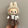 For 17cm Labubu Doll Clothes Fashion Clothes Hoodies Doll Clothes Color Match Hoodies Dolls Accessories Cute Decoration Little Cloths
