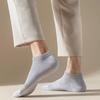Носки-невидимки для мужчин, повседневные короткие носки до щиколотки, дышащие, впитывающие пот хлопковые носки-лодочки для весны и лета
