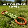 1 large, durable dog rope knot toy—a chew-resistant pet toy designed for dental care and outdoor play