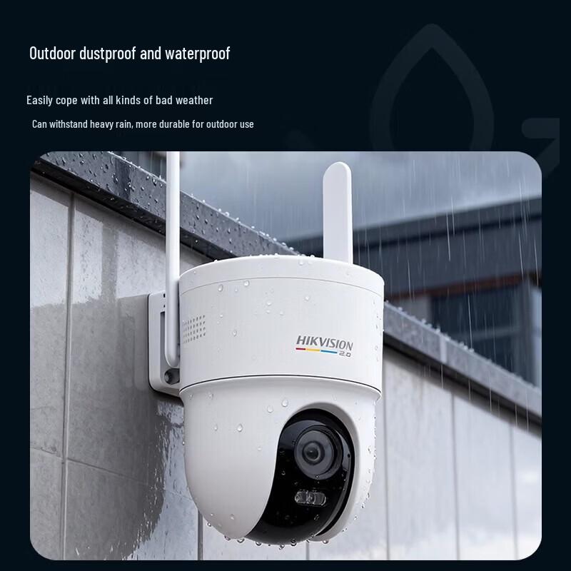 HIKVISION 4MP 4G Outdoor Full-Color AI PTZ Security Camera CN plug (adapter included)