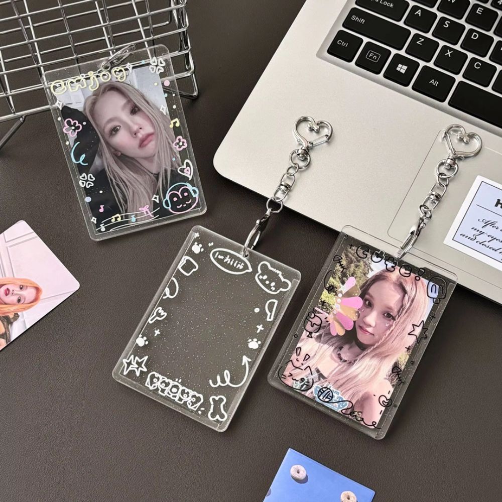 Transparent Acrylic Photocard Holder 2.7x4.1 Inch Picture Album Idol Card Display Idol Collector's