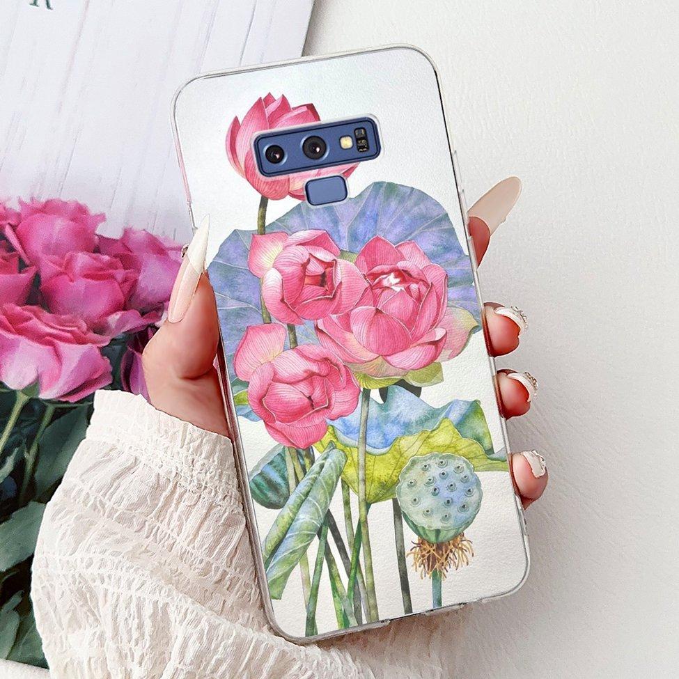 Прозрачный чехол для Samsung Note9 Милый Кот Модный Роскошный Расписной Мягкий Чехол для Телефона для Samsung Galaxy Note 9 Case SM-N9600 SM-N960F