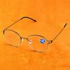 Screwless Titanium Alloy Medical Nose Pads Antislip Temple Handcrafted 12-layer Coated Lens Round Reading Glasses +0.75 To +4