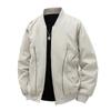 Jacket Men's Spring and Autumn Loose Trendy Solid Color Top American Casual Retro Baseball Jacket Men's