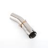 For Triumph Street Triple 675 2013 to 2017 Street Triple 675 R 2013-2017 Escape Motorcycle Exhaust Middle Link Pipe Slip-on