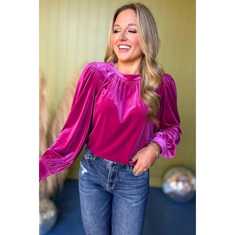 Осенняя женская однотонная рубашка больших размеров с круглым вырезом и длинным рукавом, повседневная рубашка