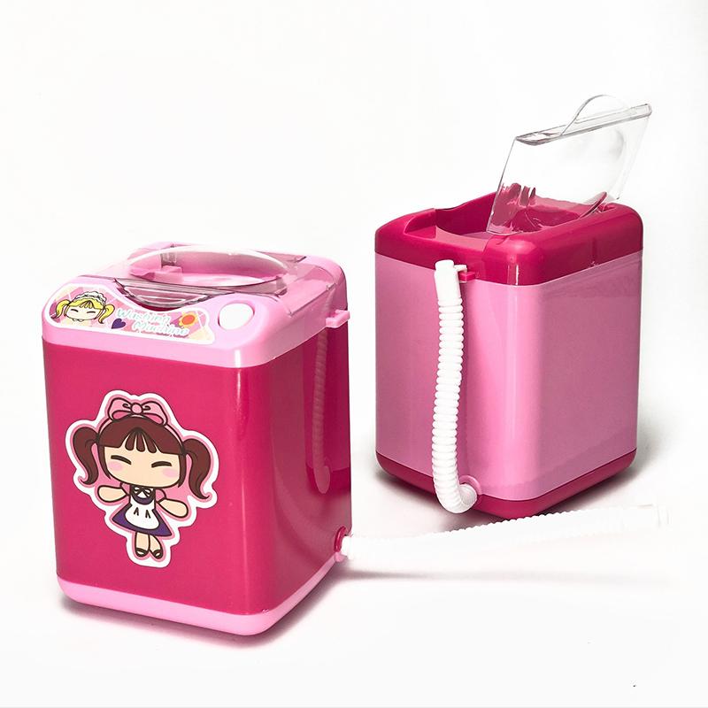 Mini Powder Puff Child Sponge Electric Washing Plastic Makeup Tools Cleaning Machine Cleanser Dry And Wet Dual Use Powder