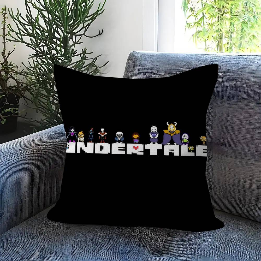 Милая Подушка Hundertale SansW Подарок Декор для Дома и Офиса Подушка для Спальни Дивана Автомобиля Наволочка
