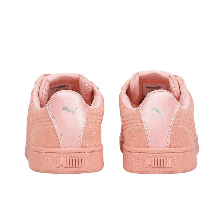 Puma Vikky V2 Ribbon Повседневные Кроссовки Женские Кроссовки Розовые Белые 369726-05