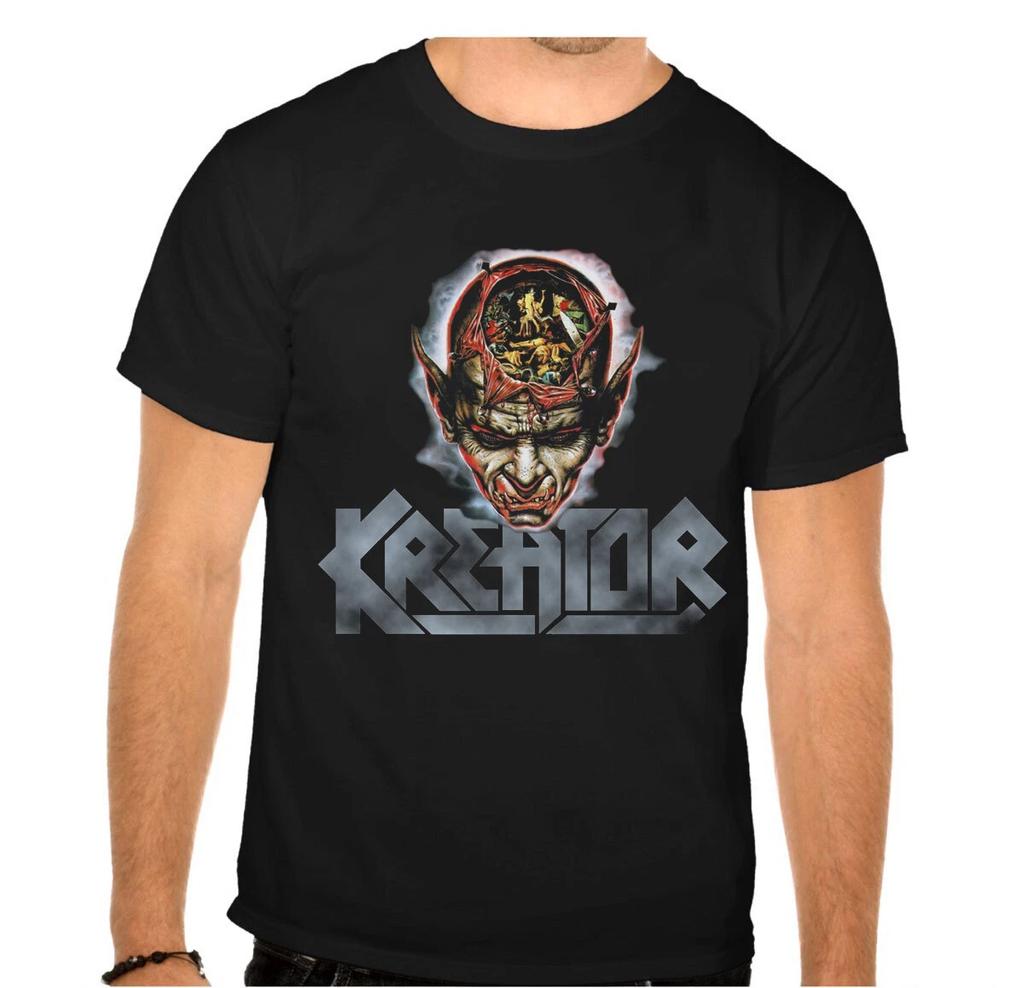 KREATOR Рок-группа Легенды рок-музыки Черная ФУТБОЛКА -940-