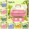 Transparent Cover Hamster Carrier Box Large Space Hamster Habitat Travel Hamster Cage  Car Outing