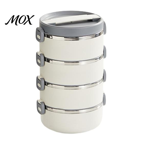 Metal Food Storage Container 1/2/3/4 Layer Insulated Stainless Steel Lunch Box, Leak Proof Bento Stackable Box for Kids Thermal Portable Hot