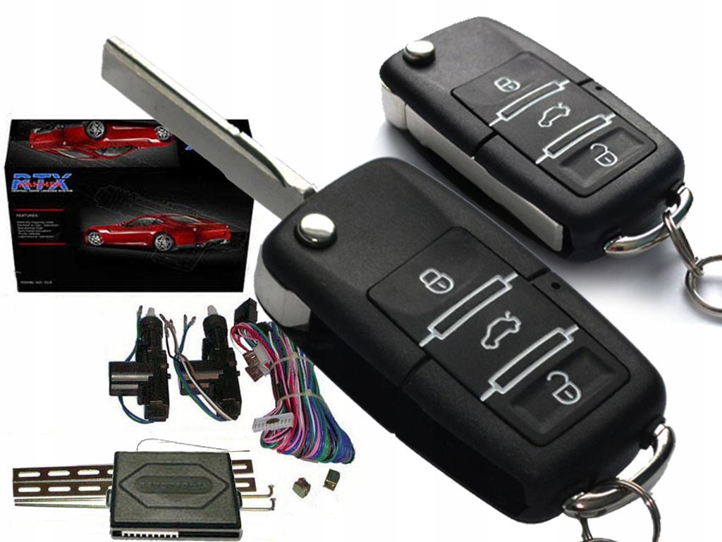 CENTRAL LOCKING 2x REMOTE CONTROL POCKET KNIFE LOGO RTX CL9S 2D