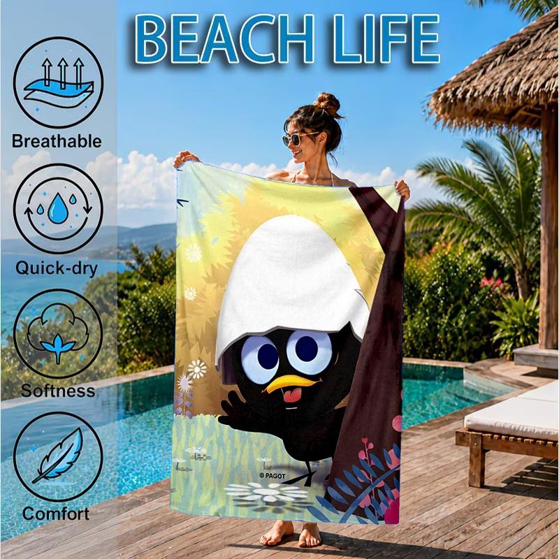 Cali-mero Cozy Night Beach Towel, Microfiber Beach Towel, Perfect For Pool, Beach, Travel, Home Decor Beach Party Fan gifts