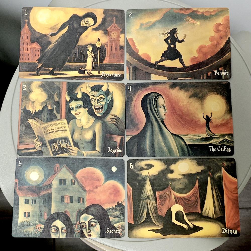 Felix Nacht's Gallery of Hallucinations Oracle 10.5*7.5cm 52 Enigmatic Cards