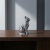 3D-печатные фигурки кошек, Современные художественные украшения для любителей кошек, Художественная скульптура кошки на устойчивом основании для прихожей дома, рабочего стола, книжной полки