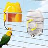 Transparent Automatic Bird Water Dispenser Leak-proof Pet Bird Water Kettle Cockatiels