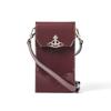 Vivienne Westwood 58030001u L001o D408 Блестящая лаковая сумка через плечо с держателем для телефона